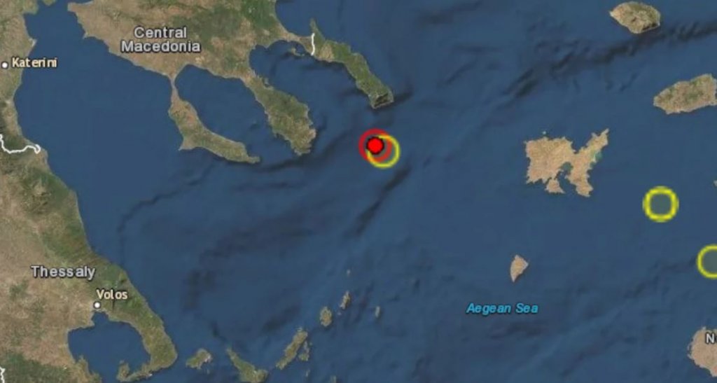 agrafto.gr :: Ισχυρός σεισμός 5,3 Ρίχτερ κοντά στο Άγιο Όρος